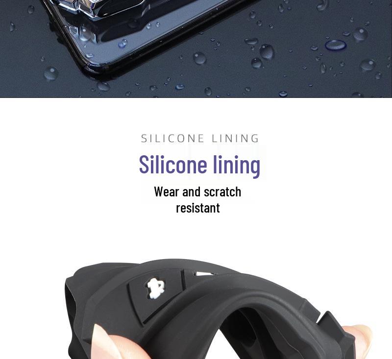 Чехол для ключа автомобиля Zotye T500: Стильный металлический корпус для ключа для моделей SR7/SR9/T700/T600 – Унисекс