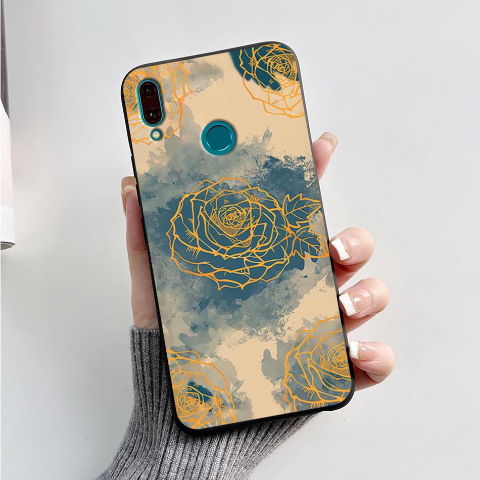 Силиконовый чехол для Huawei Y9 2019 Чехол JKM-LX3 Мультяшный Мягкий ТПУ Fundas Чехол для телефона Для Huawei Y9 2019 Y 9 Чехлы Ударопрочный Coque