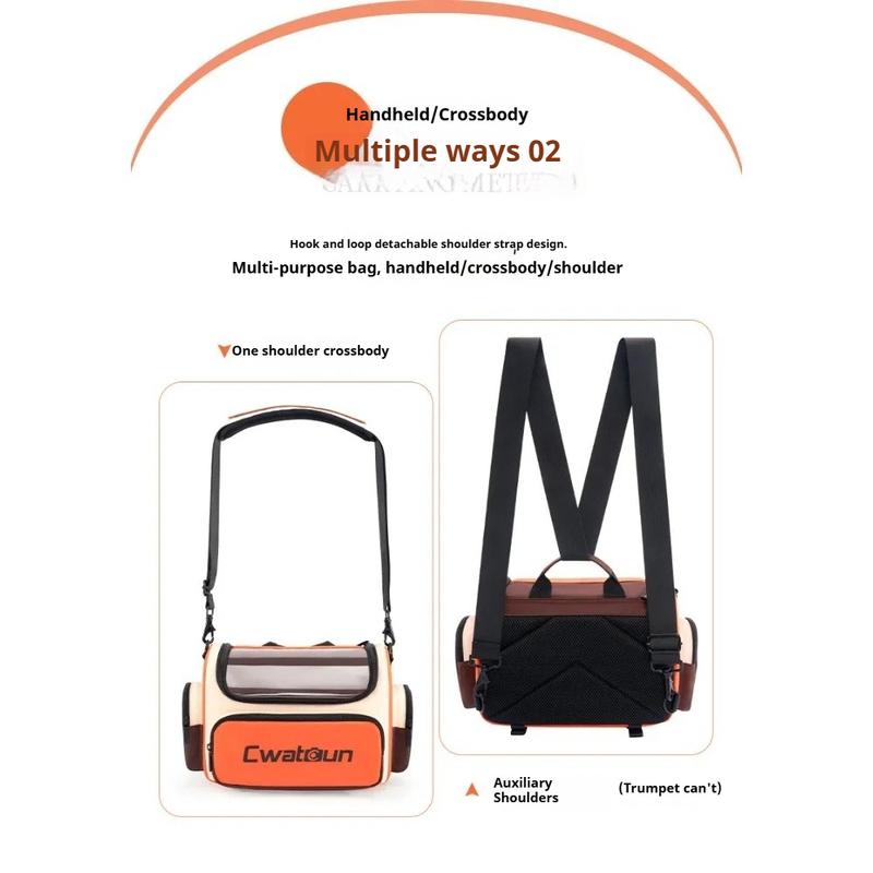 Single Shoulder Crossbody Camera Bag Contrasting Color Large Capacity Water-Proof SLR Digital Photography Bag