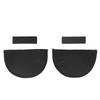 Shoulder Pads Soft Sponge Comfortable Anti Slip Reusable Thicken Shoulder Pads for Clothing Black