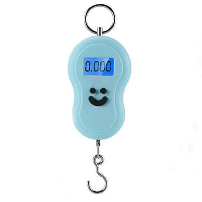 Портативные весы 50 кг, компактные точные измерения, круглая ручка, подвесные небольшие электронные весы