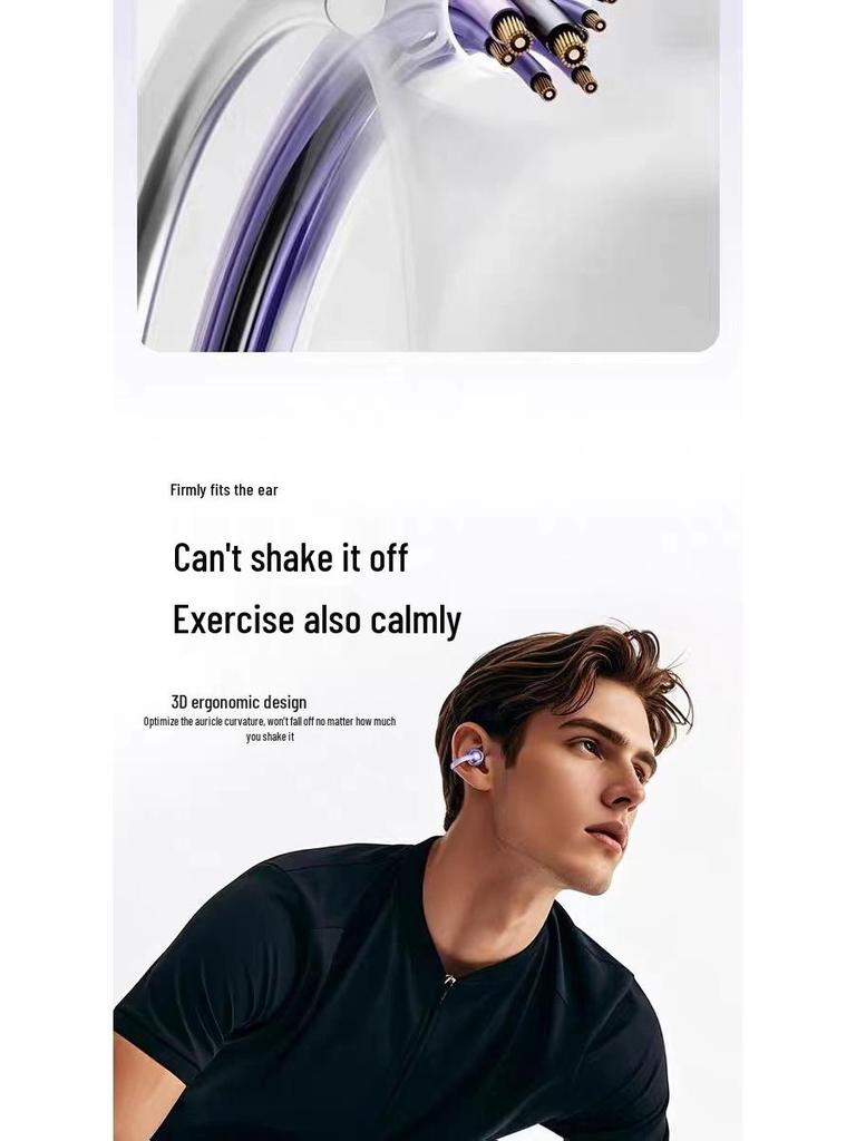 M91 Smart AI Bluetooth Clip-on Earphone - High-Quality, Non-In-Ear Design for Cross-Border Translation