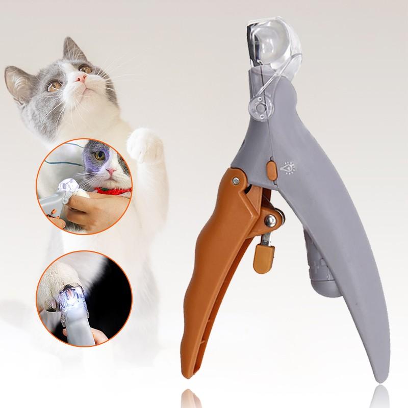 Professionals Pet Dog Cat Nail Clippers Trimmer With Led Light Grooming Electric Grinders Scissors Toe Claw Nail Pet Products