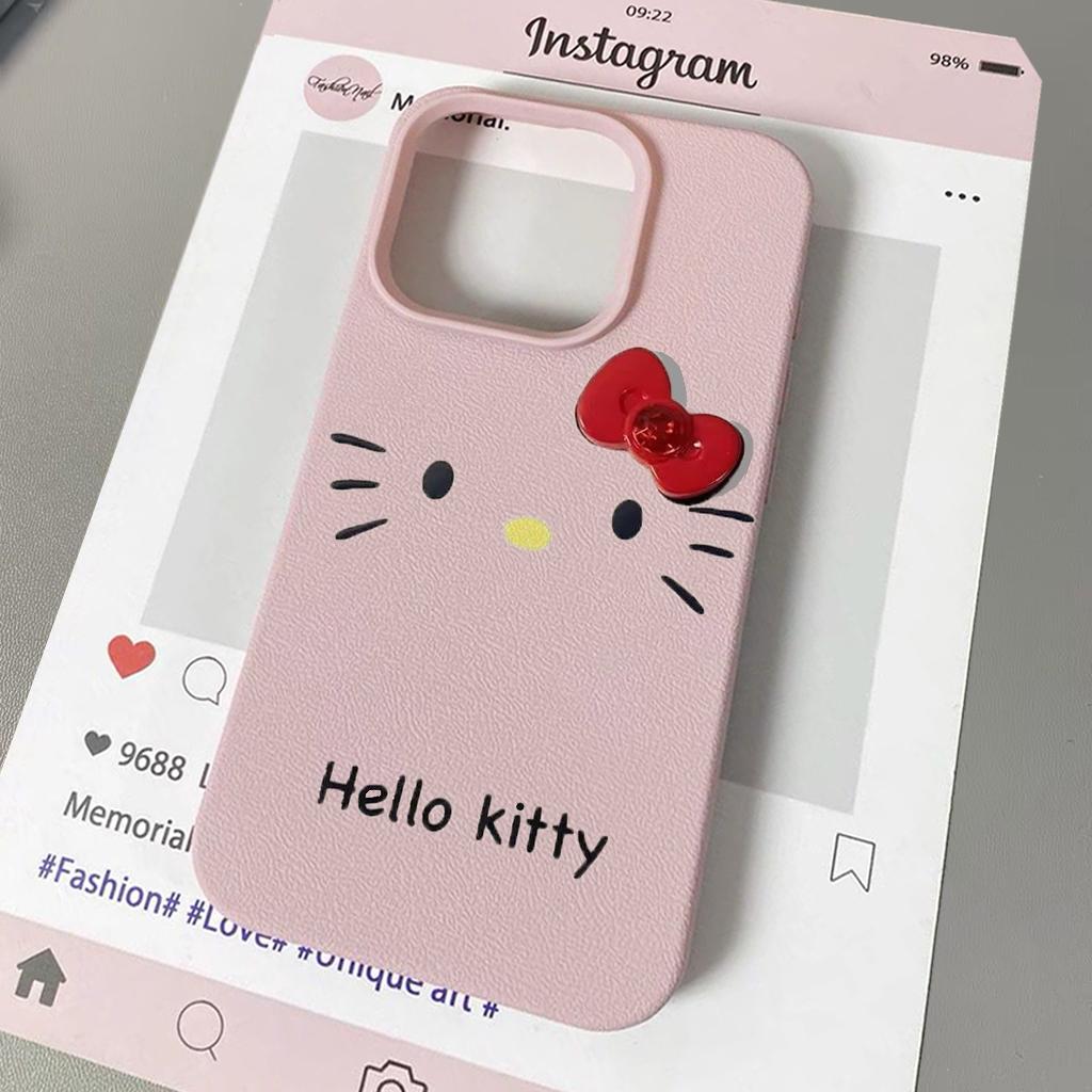 Милый Чехол-Цепочка Hello Kitty Для Iphone 17 Pro Max 17 Air 16 15 14 13 12 11 Pro Max 16e Чехол Для Телефона с Рисунком Личи