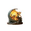 Forest Fairy Decorations Cute Crescent Fairy Art Ornaments Tabletop Centerpieces for Home