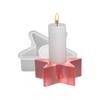 Heart Silicone Candlestick Molds Geometric Star Round Candle Holder Mould Home Decors Star Candle Holder Home Ornament