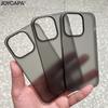 Ультратонкий матовый твердый ПК полупрозрачный прозрачный чехол для телефона для iPhone 16 15 14 Plus 13 12 11 Pro Max противоударный тонкий шелковистый чехол для кожи