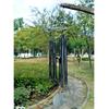 36-Inch Frosted Metal Tube Wind Chime: European-American Music-Inspired Garden Ornament & Home Décor Gift