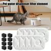 Cat Water Fountain Replacement Filter 3 Layer Filtration System with Sponges for 67oz 95oz 135oz Automatic Cat Water Dispenser