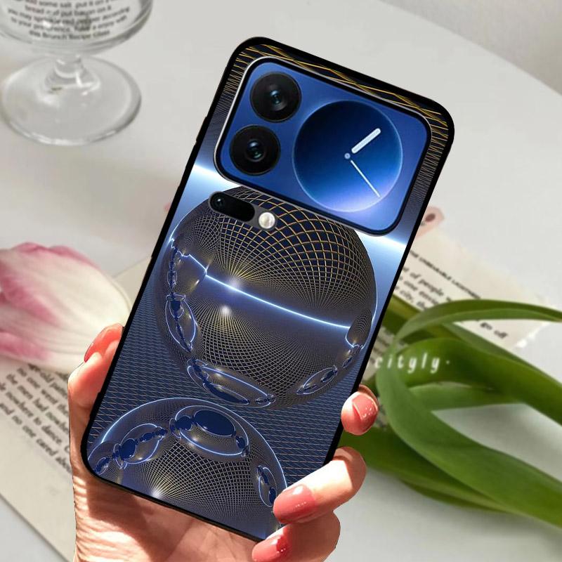 Чехол для Xiaomi Mi 17 Pro Max/17Pro Модный Ударопрочный Защитный Задний Чехол Для Xiaomi 17 ProMax Мягкий ТПУ Силиконовый Чехол для Телефона