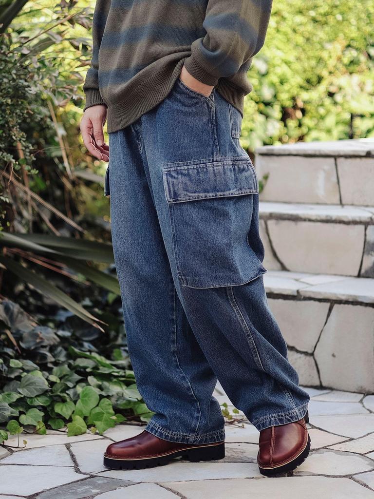 Life Store by Painter Denim 6 карманные брюки-карго INDIGO [Beaming BEAMS] мужские S_92240434147