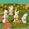 Cute Cartoon Animal Rabbit House Miniature Garden Resin Accessory