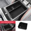 Auto Center Console Storage Box Armrest Box Storage Tray for Hyundai Tucson NX4 2021 2022 2023 ABS Auto Interior Accessories