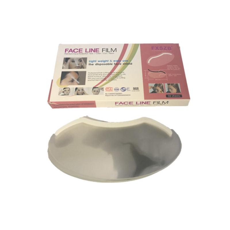 50Pcs Hairdressing Eye Mask Transparent Eye Shield Kit Dye Perm Face Cover