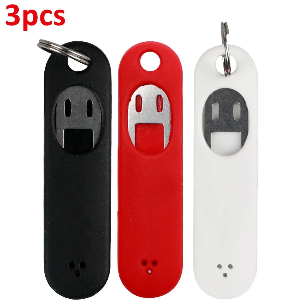 For SIM Card Removal Needle Pin Needle Holder Tray Open Needle Mobile Phone Silicone SIM Card Storage Case Ejecter Tool Keyring