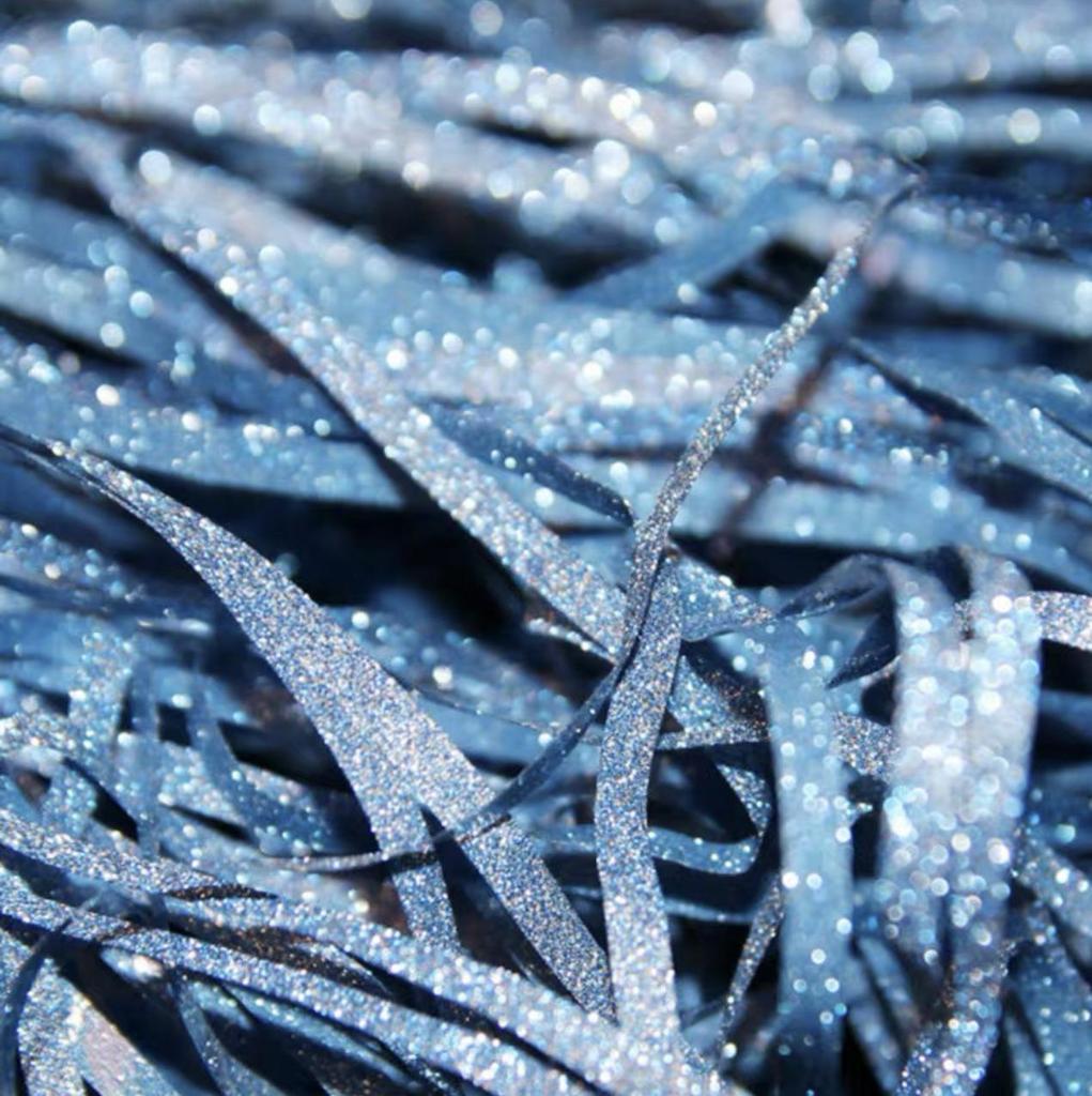 Raffia Paper Shred Gift Box Filler - Glitter Decorative Confetti for Party Favors