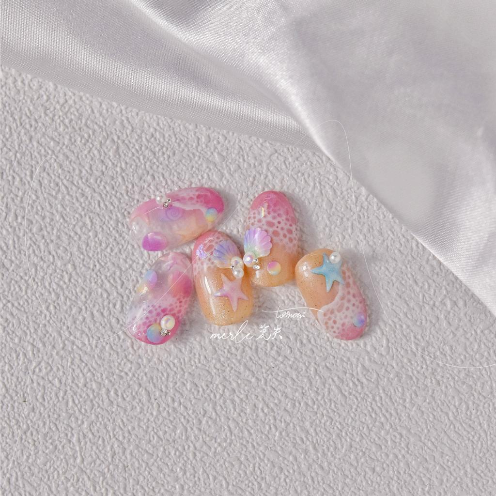 Яркие кристальные красочные ракушки наклейки для ногтей своими руками изготовление креативных декоративных наклеек