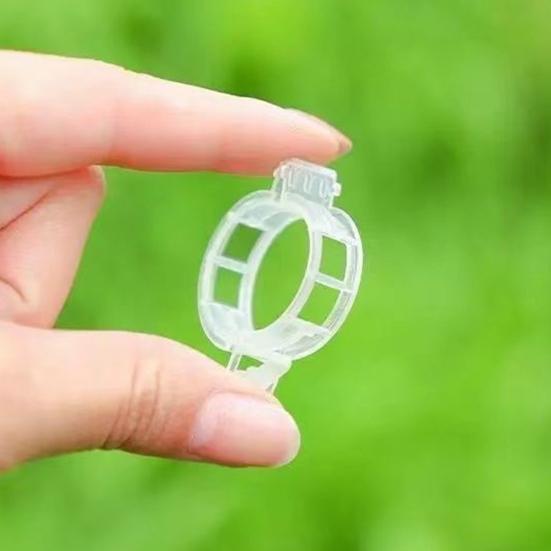 100/200/300 шт. Пластиковые зажимы для растений, многоразовые зажимы для томатной решетки, для вьющихся растений, винограда, огурцов, для использования в помещении и на открытом воздухе