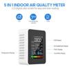 Air Quality Monitor Tester 5 In 1 CO2 Detector Portable Indoor HCHO TVOC Tester