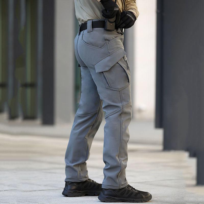 Зимние мягкие военные тактические брюки, мужские водонепроницаемые теплые брюки-карго на флисовой подкладке, повседневные ветрозащитные брюки для пешего туризма, катания на лыжах, сноуборде, снега, уличные брюки