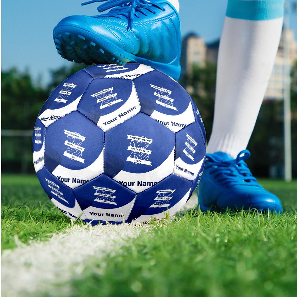 BIRMINGHAM CITY Football Fashion Size 5 Football Wearproof Non‑Slip Soccer Ball For Sports Training Entertainment Use