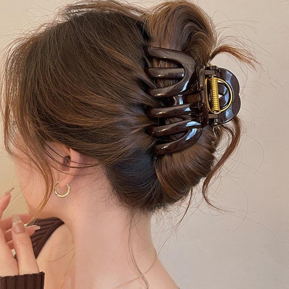 Large Hair Grab Funny Shark Clip Creative Pumpkin Hair Claw  Hair Accessories