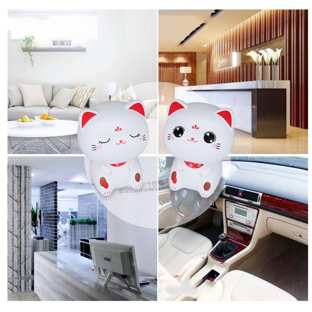 Lucky Cat Мини Фирма Солнечная Энергия Кошка Украшения Животное Автомобиль Солнечная Танцующая Игрушечная Машина Декора Интерьер