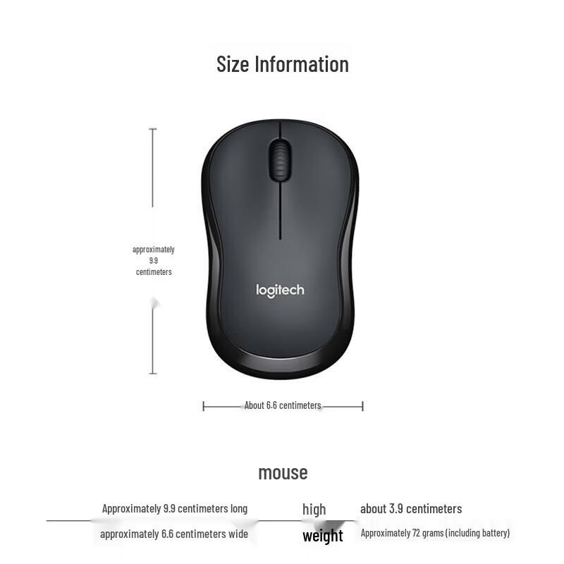 Logitech Беспроводная Bluetooth-мышь M240 Silent