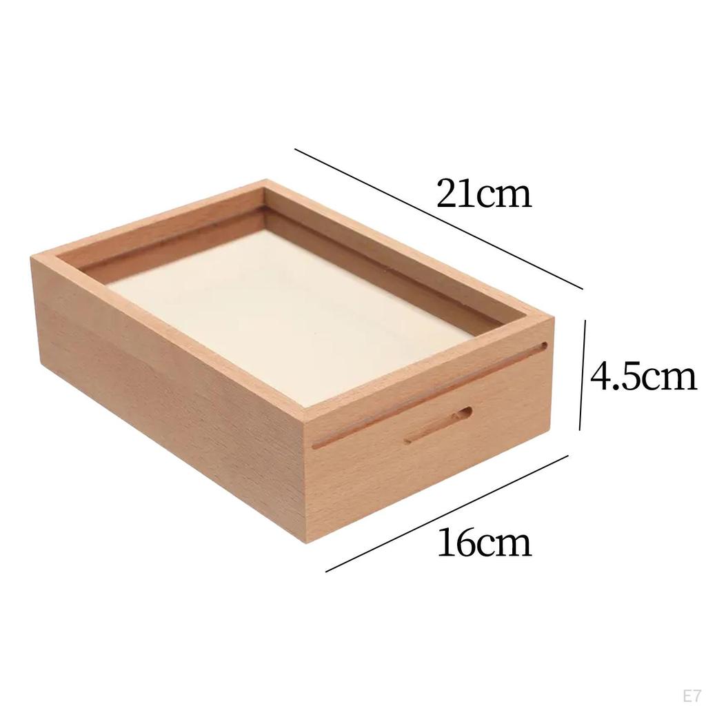Money Bank Wooden Photo Frame Saving Pot Kids Adults Box for Cash