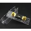 WMYCONGCONG Car 150A ANL Fuse Holder with ANL Fuse 0/2/4 Gauge for Car Motorcycle Car Audio Amplifier, Gold Plated (150A)
