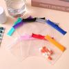 1/7/28pcs Translucent Pill Pouch With Zippered Pill Pouch Set Portable Pill Container  Travel