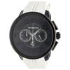 TENDENCE Gulliver Round Chrono Quartz 10 ATM Water Mineral Black Stainless Steel Men's Watch, TG460010-WH-AM, Movement, Resistance, Glass, Dial,