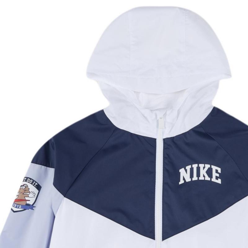 Nike Спортивная ветровка Windrunner: модная, удобная, универсальная, с капюшоном, для детей и подростков IM3389-100