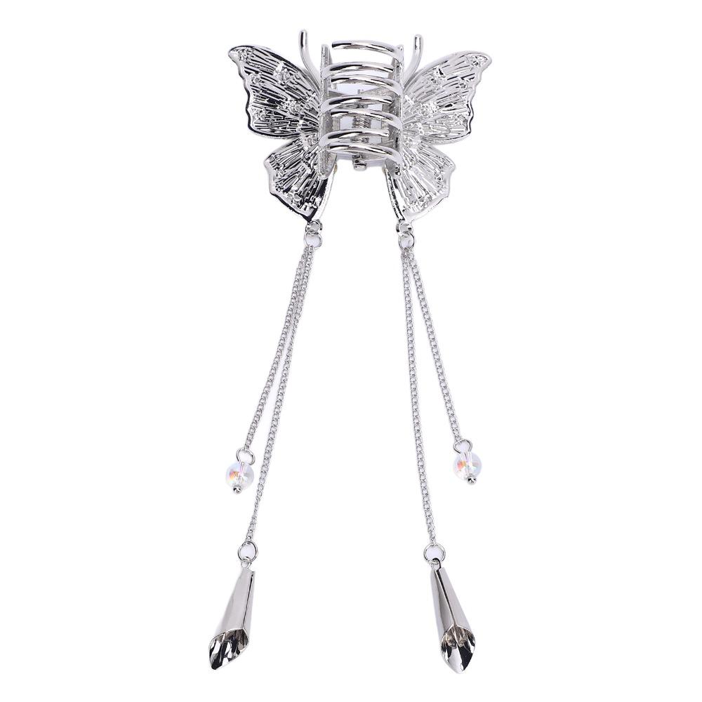 Elegant Rhinestone Hair Claw Clip Alloy Butterfly Hair Claw Clip Women Hair Accessories