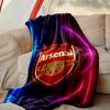 1pc Easy-Care Football Club Blanket, Perfect for Couch, Bed, Home, Travel & More, Warm & Durable Printed Blanket