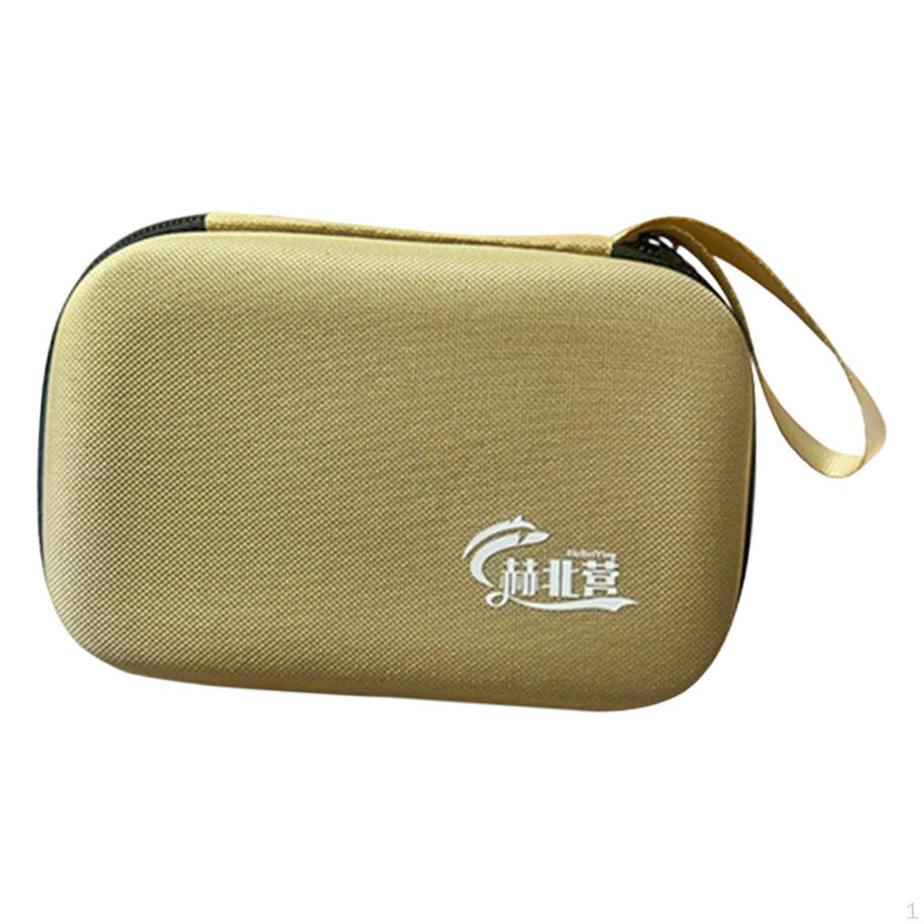 Egg Container Boasting Shockproof Construction Sturdy Zippered Closure Separate Compartment Design