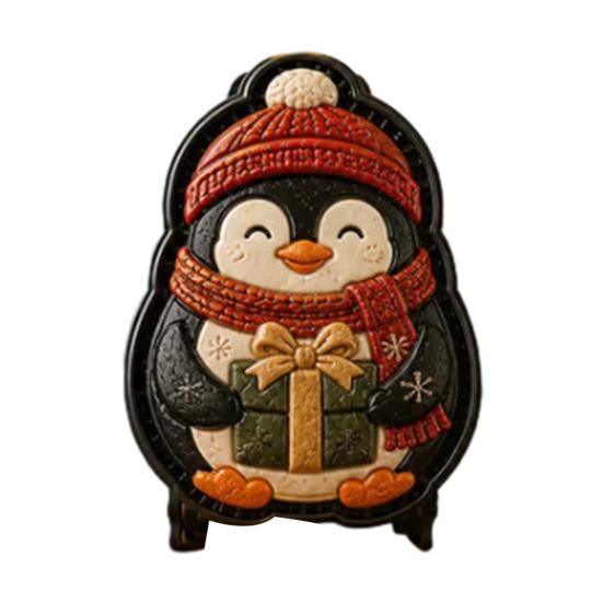 Decorative Pastry Stampers Christmas Mini Pie Mold for Hand Pies, Holiday Gingerbread Man House Santa Claus Nonstick Press Baking Tools Dough Cookies,