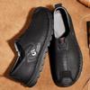 Обувь ручной работы из коровьей кожи в стиле ретро, ​​мужские лоферы, модная повседневная обувь, мужские мокасины на плоской подошве, мужская обувь из кожи