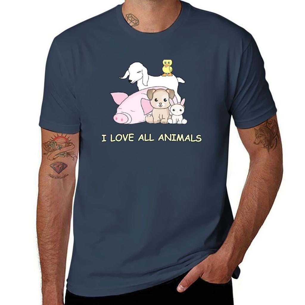 I Love All Animals Tshirt Holiday Outdoor Tshirt