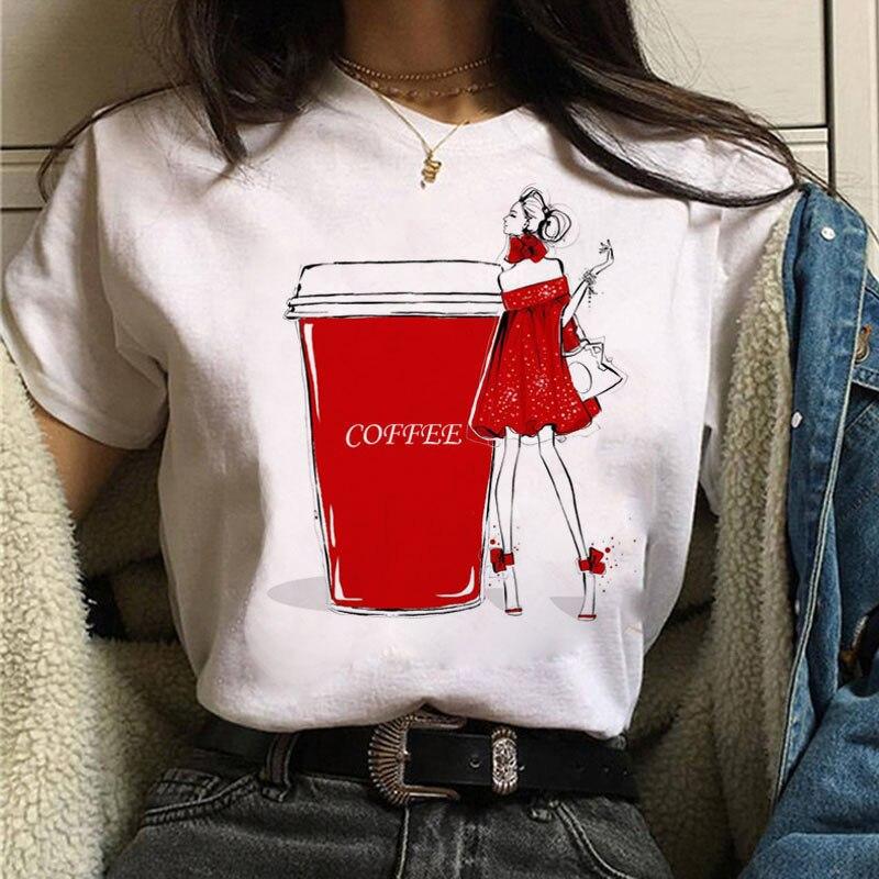 Summer Trend Letter Print Fashionable Loose Round Neck Pure Cotton Short Sleeved Top T-Shirts Women’s