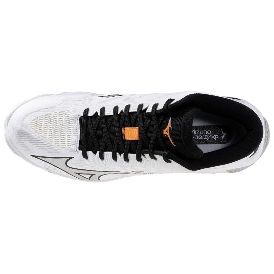 Mizuno Wave Lightning Elite Mid 'White Black' Men's V1GA260551