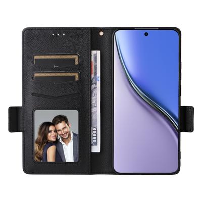 Чехол для Realme P3 Ultra 5G с ремешком на запястье, текстура личи, кошелек из искусственной кожи, чехол для телефона