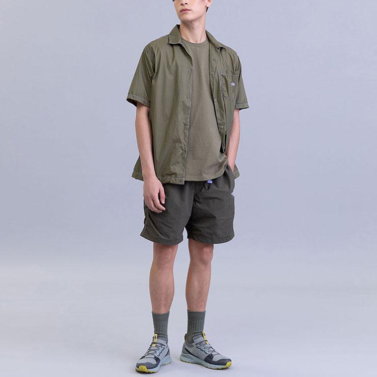 THE NORTH FACE Urban Exploration Shirts Men's Green Crew Neck Moderate Other NF0A5AWO-7D6