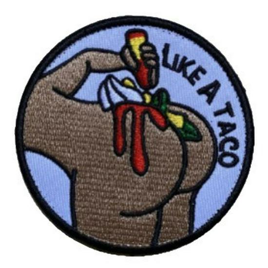 Нашивка-патч с вышивкой флага из резины для улицы с липучкой - Наклейка-значок для трансграничного использования