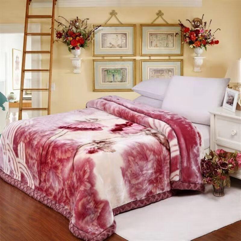 LISM Double-Layer Raschel Flannel Blanket