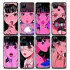 Super Cute Girl Anime Phone Case For OPPO Realme 5 6 7 7i 8 8i 9 9i V25 F9 F17 F19 5G 4G Pro Narzo Speed Black Soft Cover Fundas