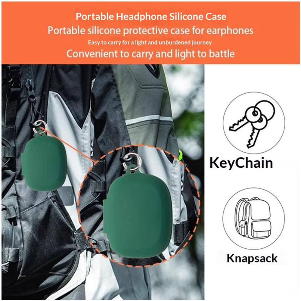 Силиконовый чехол для JBL Endurance Peak 4, защитный чехол для беспроводных наушников с пряжкой против потери