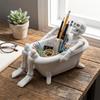 Well-Made Resin Trinket Organizer Smooth Surface Bathtub Tray Skeleton Tray  Living Room
