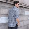 Весенне-осенняя клетчатая рубашка, мужская классическая модная рубашка высокого качества из 100% хлопка, мужская рубашка с длинным рукавом, повседневные деловые мужские рубашки