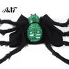 Non Restraining Pet Clothing for Active Pets Spider Costume, Halloween Cat Outfit with Skull Face, Black Cute Transformation Birthday Holiday Apparel